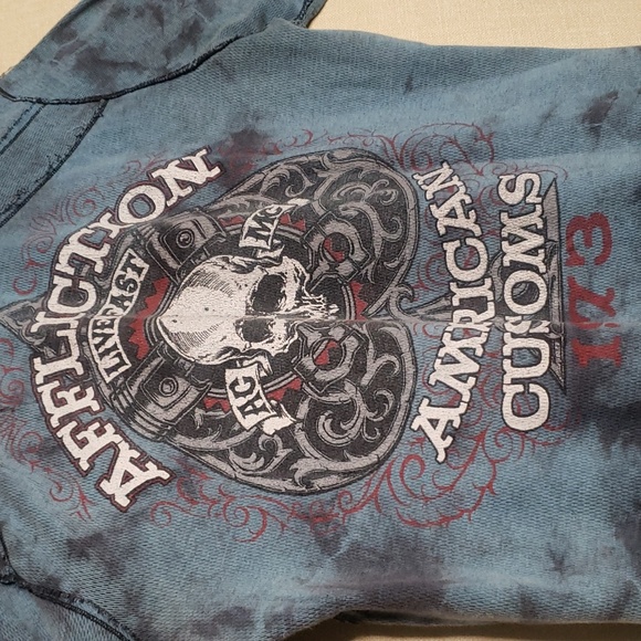 AFFLICTION Reversible Thermal American customs 1973 sz XXL - Picture 1 of 8